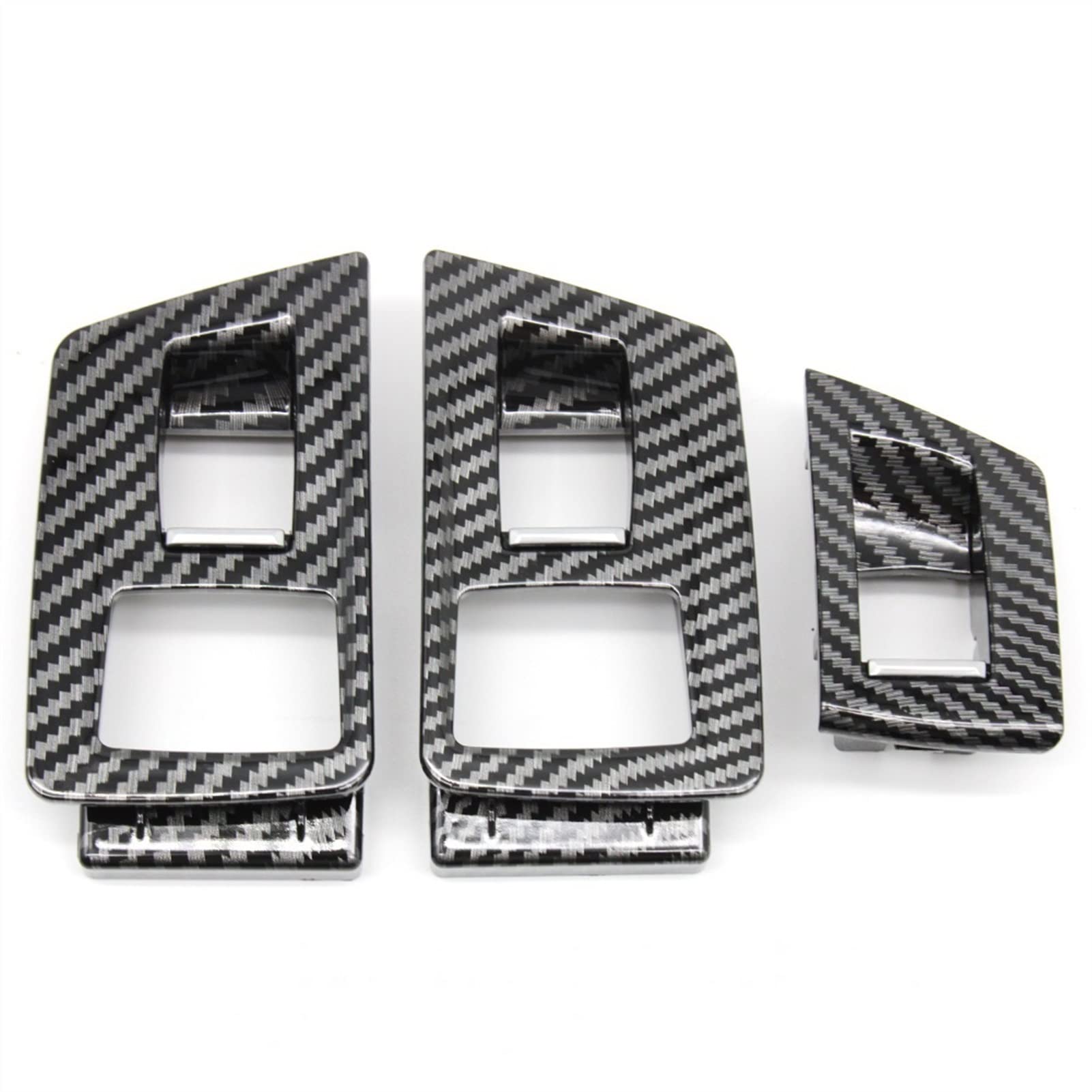 Rynplex LHD RHD Innenverkleidung for Fensterheber-Einstellschalter der Beifahrertür, for, for 5er F10 F11 F18 520i 523i 525i 528i 535i Türgriffe(LHD Carbon Fiber) von Rynplex