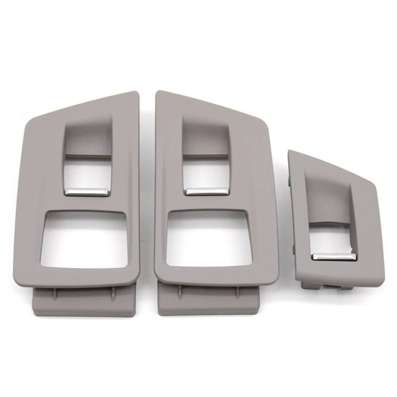 Rynplex LHD RHD Innenverkleidung for Fensterheber-Einstellschalter der Beifahrertür, for, for 5er F10 F11 F18 520i 523i 525i 528i 535i Türgriffe(LHD Gray) von Rynplex