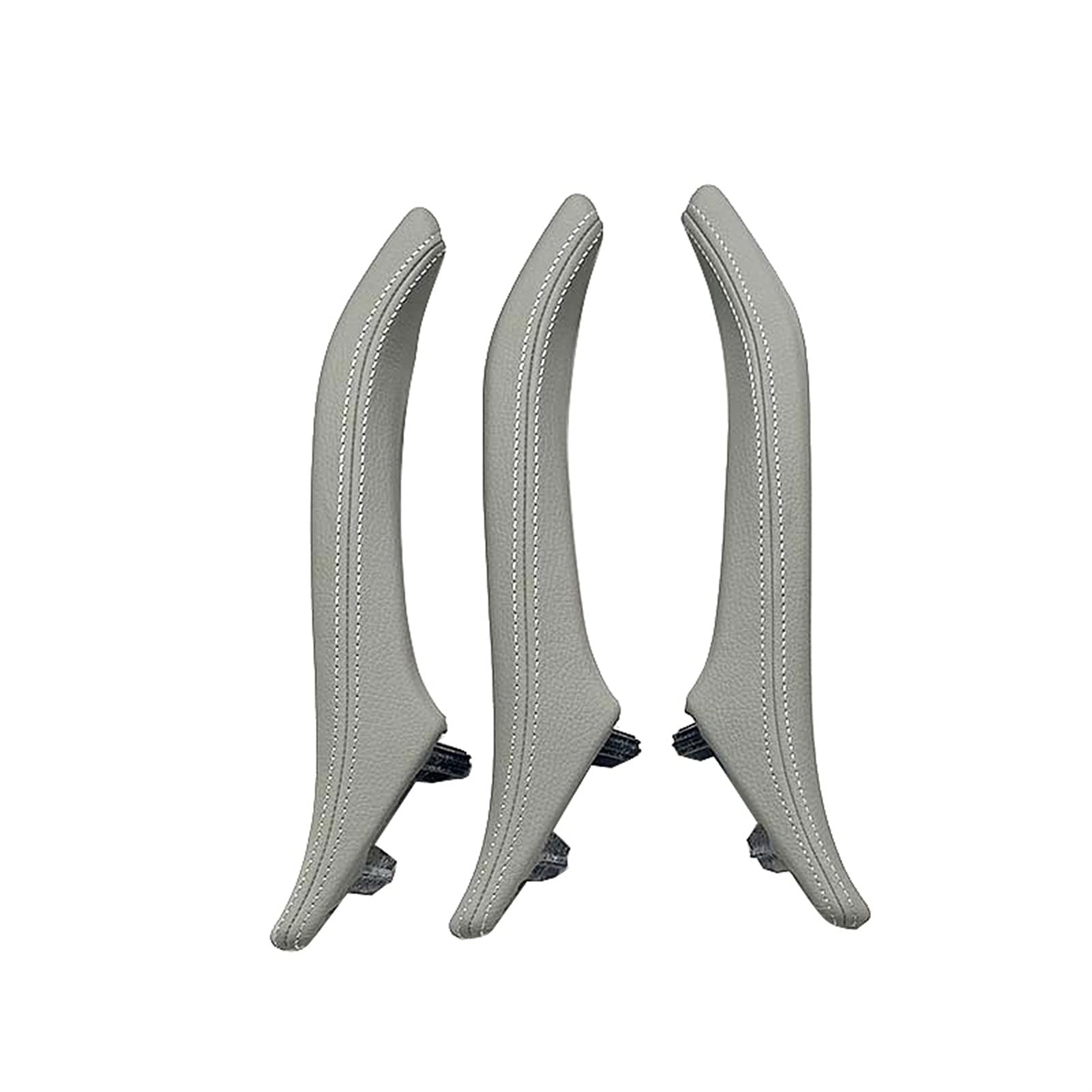 Rynplex LHD RHD Links rechts Innen Beifahrer Leder Türgriff Montagesatz, for, for 5 Series F10 F11 F18 520i 523i 525i 528i 535i Auto-Innentürgriff(RHD Gray) von Rynplex