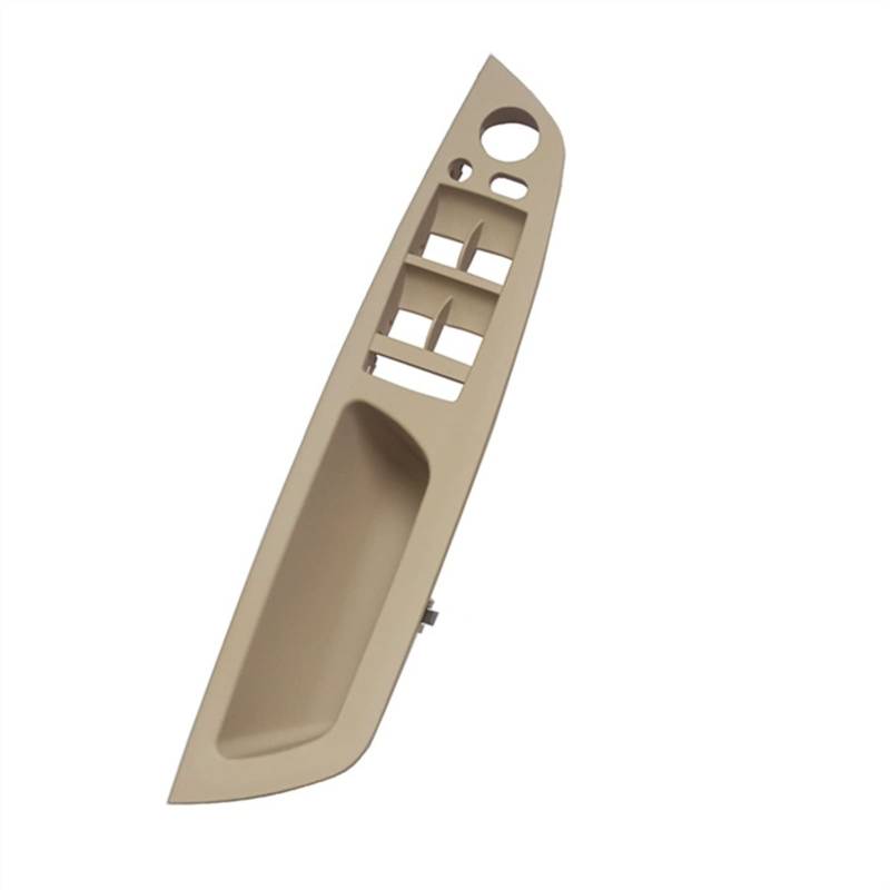 Rynplex LHD RHD Verbesserte Innentür-Armlehnen-Fensterheberschalter-Panel-Abdeckung, for, for X5 X6 E70 E71 E72 2007–2013 Auto-Innentürgriff(Beige Front Left) von Rynplex