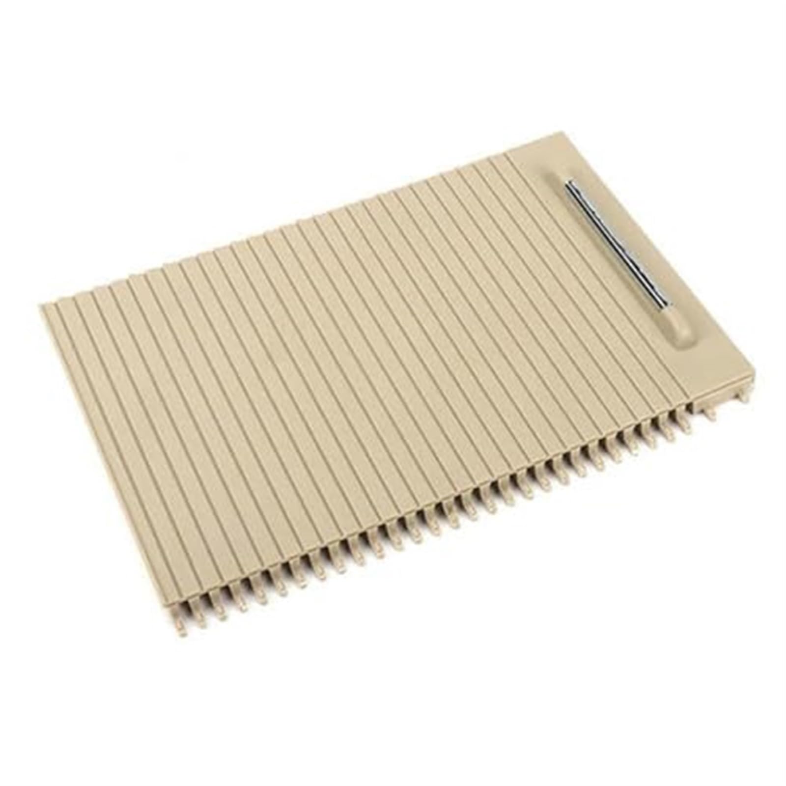 Rynplex Mittelkonsolen-Rollo, for CRV RE1/RE2/RE4 2007-2011, Auto-Mittelkonsolen-Rollladenabdeckung Abdeckung für Getränkehalter für die Autokonsole(BEIGE) von Rynplex