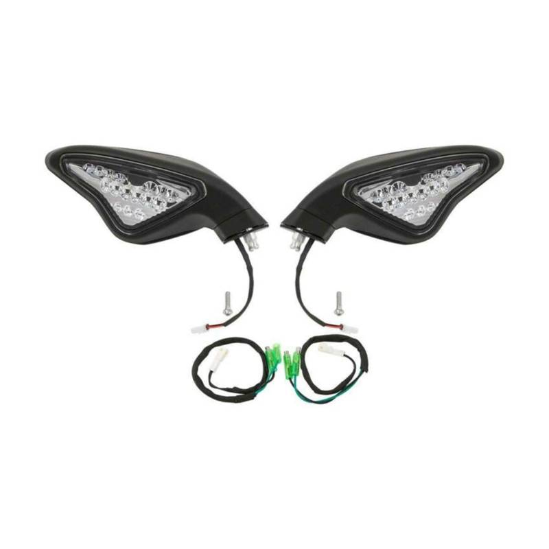 Rynplex Motorrad Rückspiegel Signal Licht 848 1098 1098S 1098R 1198 1198S 1198R Verstellbare Motorradspiegel von Rynplex