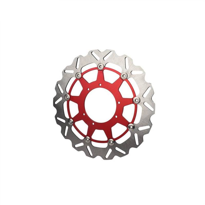 Rynplex Motorrad-Scheibenbremse Float Floating Rotors 320mm Rot CR ER 125CC 2004-2008 CR EF SUPERMOTARD HM 125CC 2004-2008 Fahrrad-Scheibenbremsrotor von Rynplex