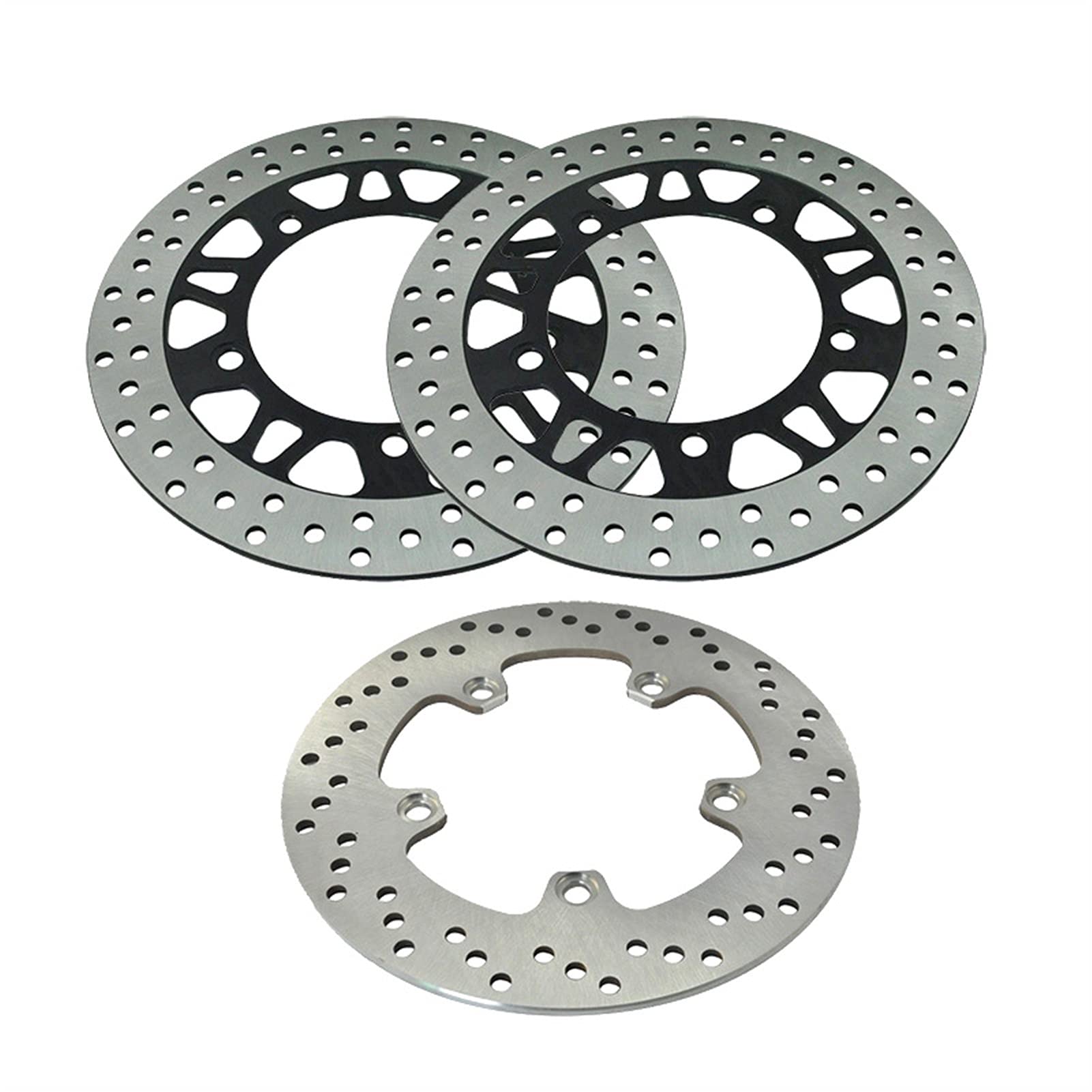 Rynplex Motorrad Vorne Hinten Bremsscheibe Rotor, for Suzuki, Roller Burgman650 Skywave650 AN650 2004-2011 AN 650 Executive ABS Fahrrad-Scheibenbremsrotor von Rynplex