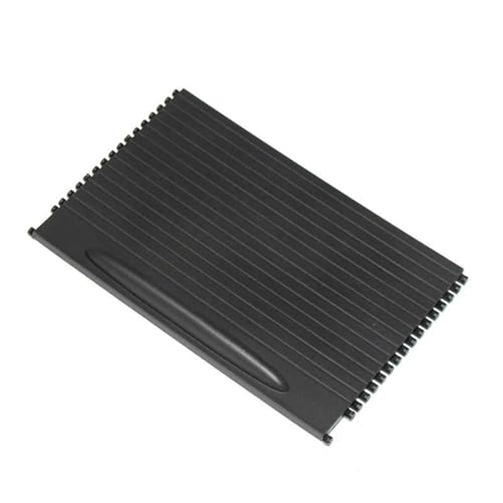 Rynplex Rollo for die Mittelkonsole, for Porsche, for Cayenne, 2003-2010, Abdeckung for Schiebeläden der Mittelkonsole Abdeckung für Getränkehalter für die Autokonsole(Black) von Rynplex