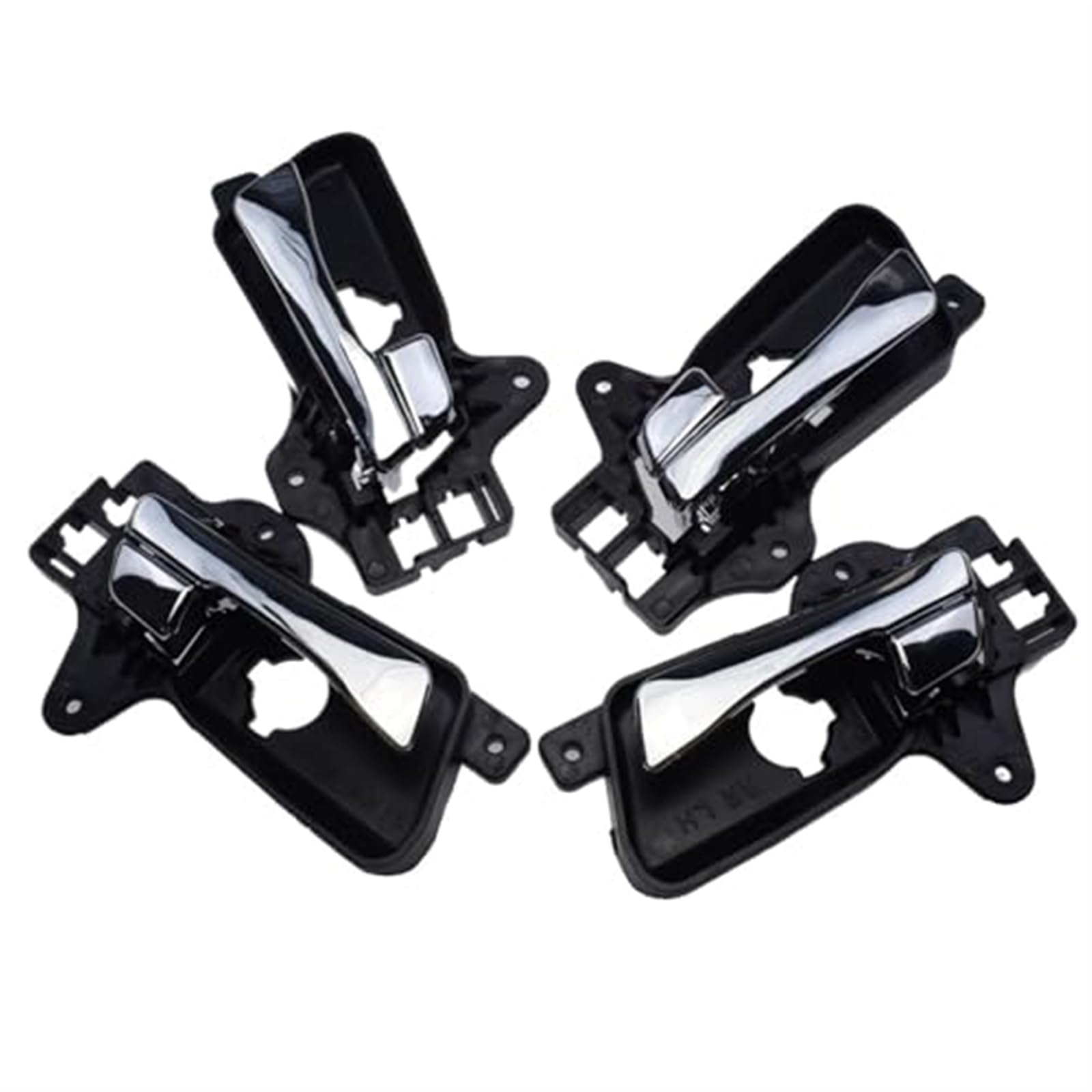 Rynplex Türinnengriff Chrom Vorne Hinten Links Rechts, for Elantra, Touring 2.0L 82610-2L010 82620-2L010 83610-2L010 2009-2012 Auto-Innentürgriff(Black A Set 4 Pcs) von Rynplex