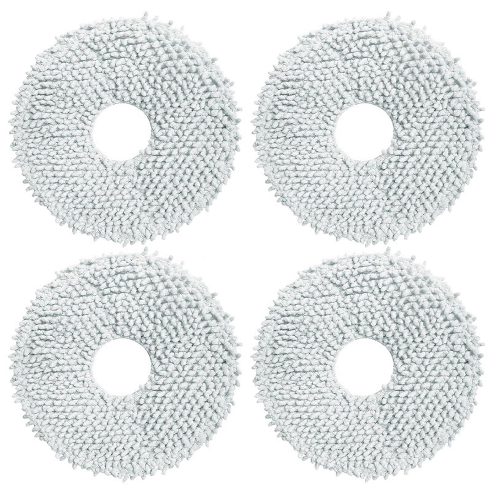 Rynplex for Dreame, Bot L10s Ultra / L10s Pro Zubehör Roboter Staubsauger Ersatzteile Ersatz Wichtigsten Pinsel Hepa-Filter Mopp Tuch Roboter-Staubsaugerteile(4PCS Cloth) von Rynplex