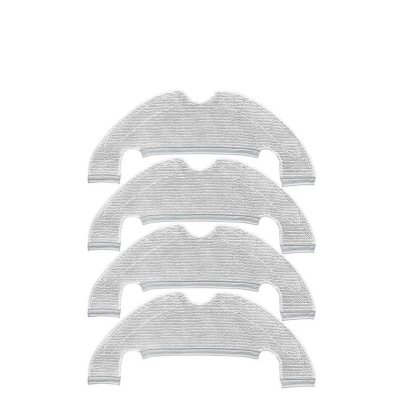 Rynplex for Dreame, Bot Z10 Pro / L10 Plus Zubehör Staubbeutel HEPA-Filter Wichtigsten Pinsel Mopp Roboter Staubsauger Ersatzteile Roboter-Staubsaugerteile(4PCS-01) von Rynplex