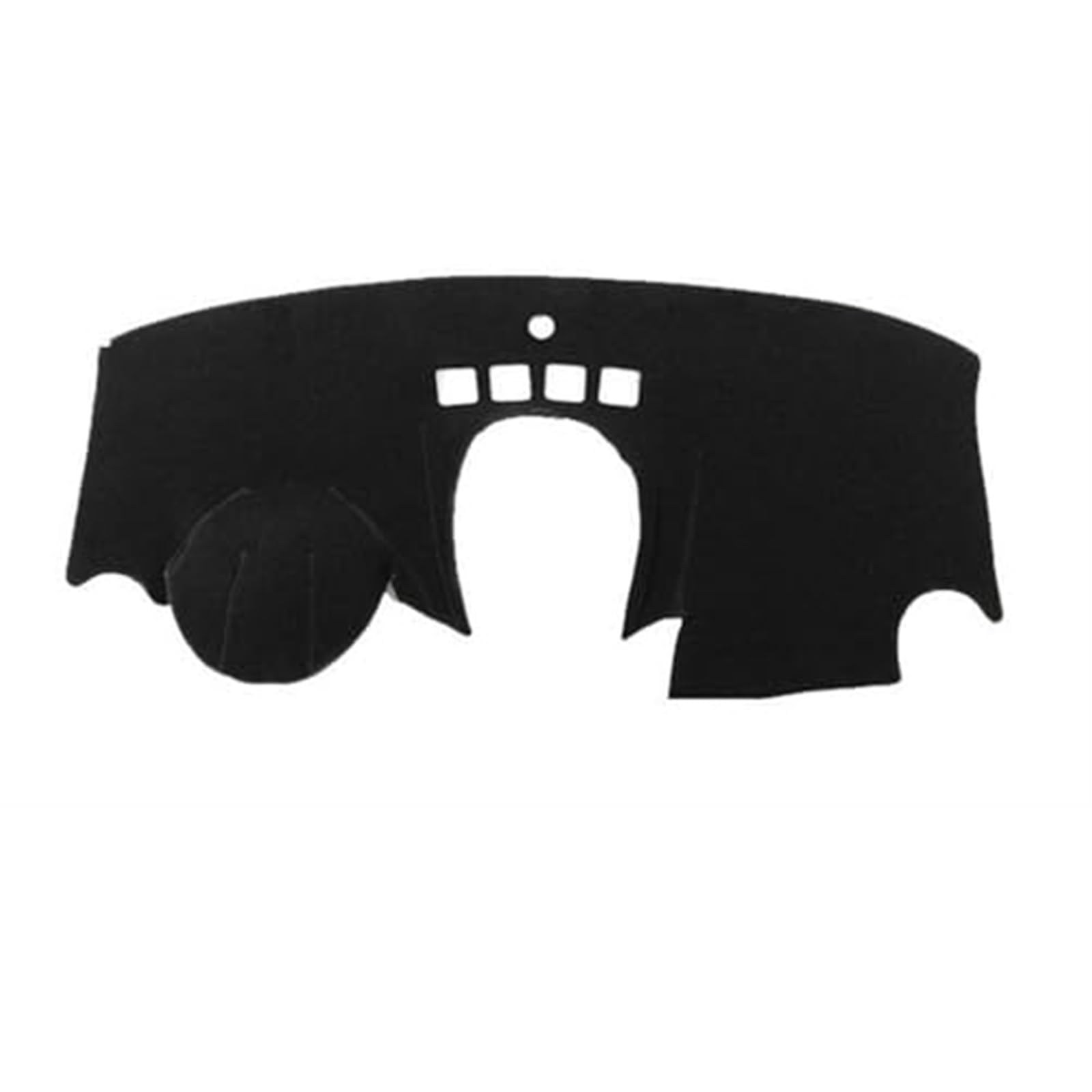 Rynplex for Ford, Fiesta, 2009–2014, Schwarze Armaturenbrettmatte, Armaturenbrett-Matte, Armaturenbrett-Abdeckung, Sonnenblende Auto-Armaturenbrett-Abdeckung von Rynplex