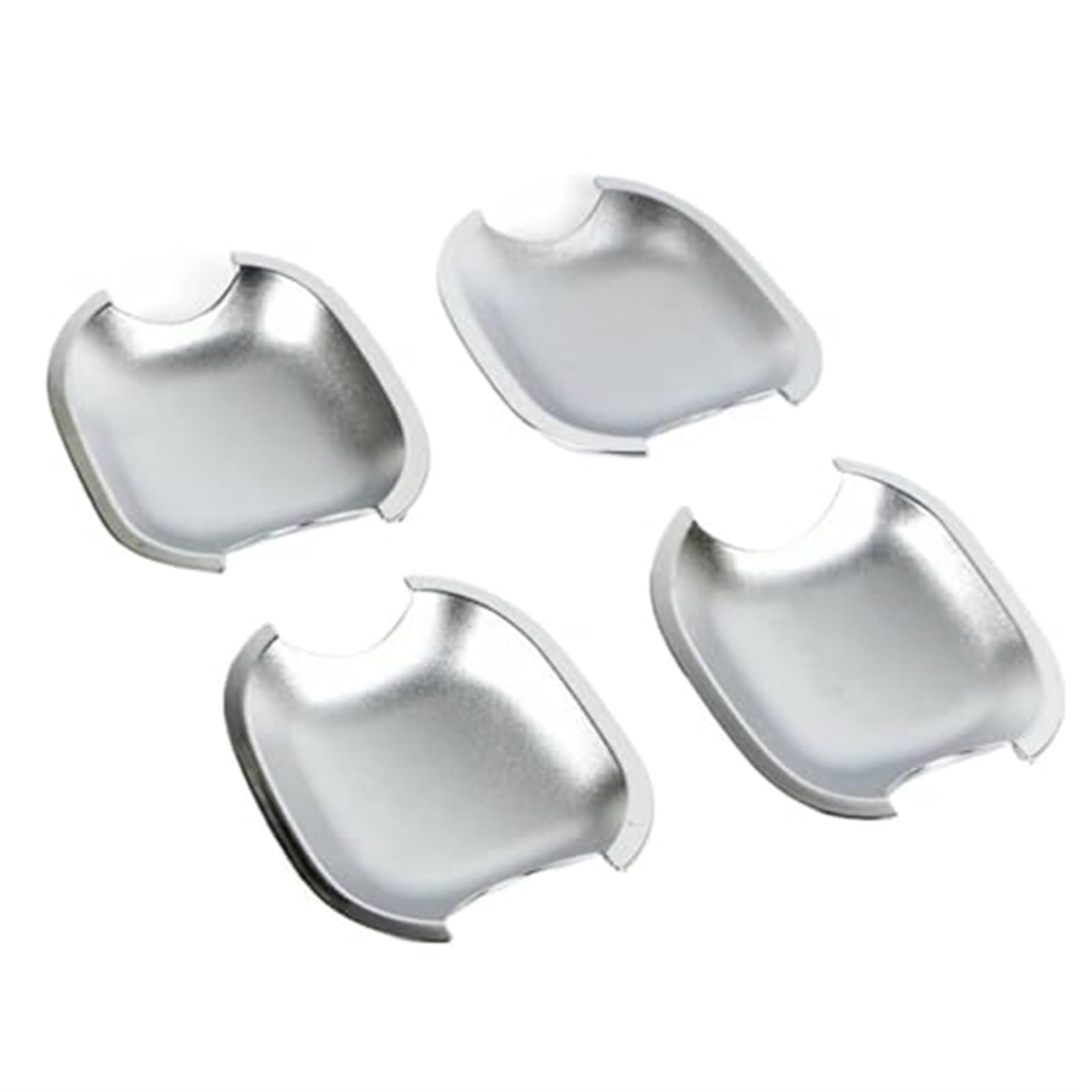 Rynplex for Ford, for Focus, 3 MK3, for Ford, Kuga 2 Auto vorne hinten Tür Haltegriff Einsätze Abdeckungen Schutz Catch Cap Aufkleber Auto-Außentürgriffe(Silver Bowl 4 Door) von Rynplex