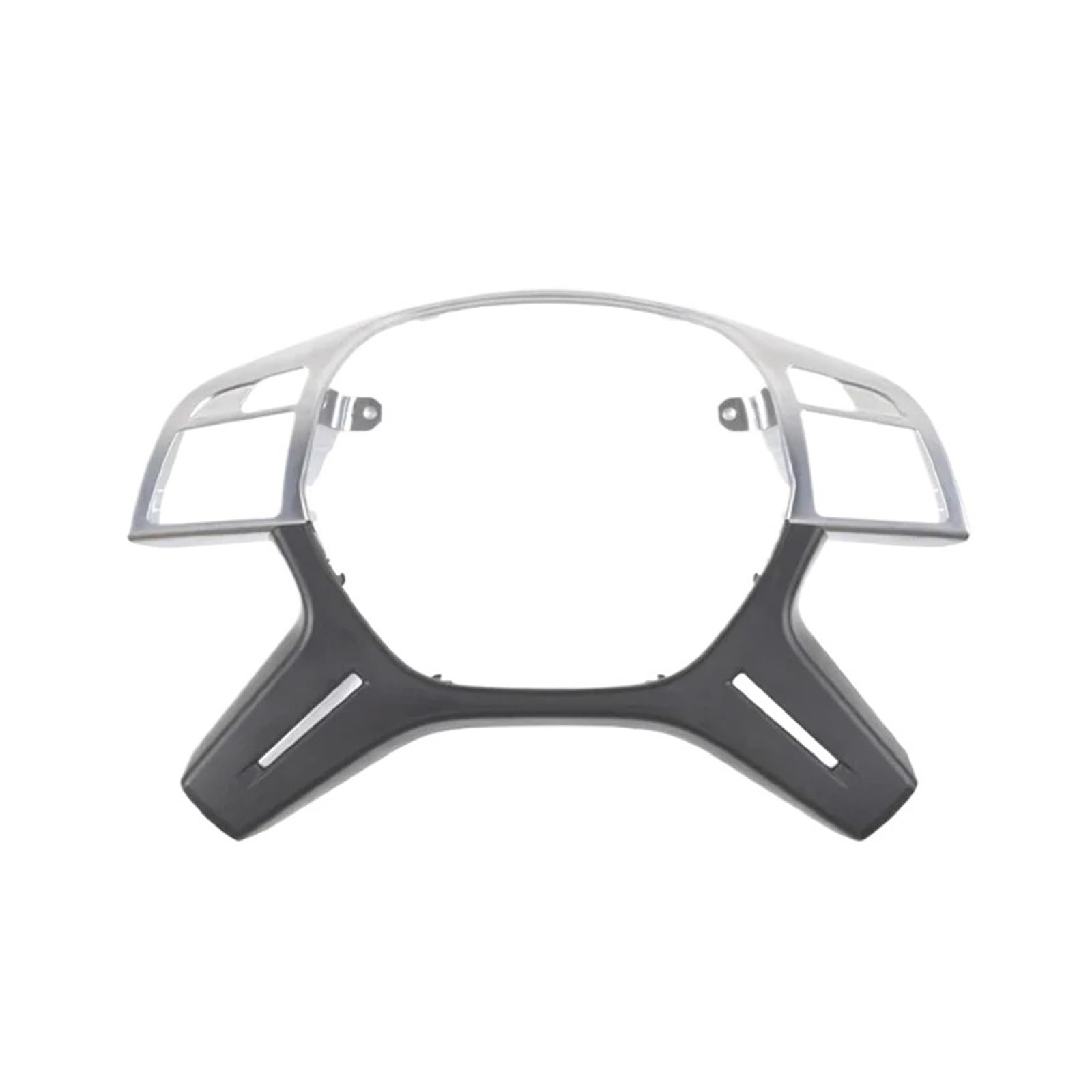 Rynplex for Mercedes, for Benz, for ML GL GLS W166 W204 W212 W463, Auto-Innenraum-Lenkradrahmenverkleidung, Mittelabdeckung, Ersatz, Schwarz Formaufkleber(Gray) von Rynplex