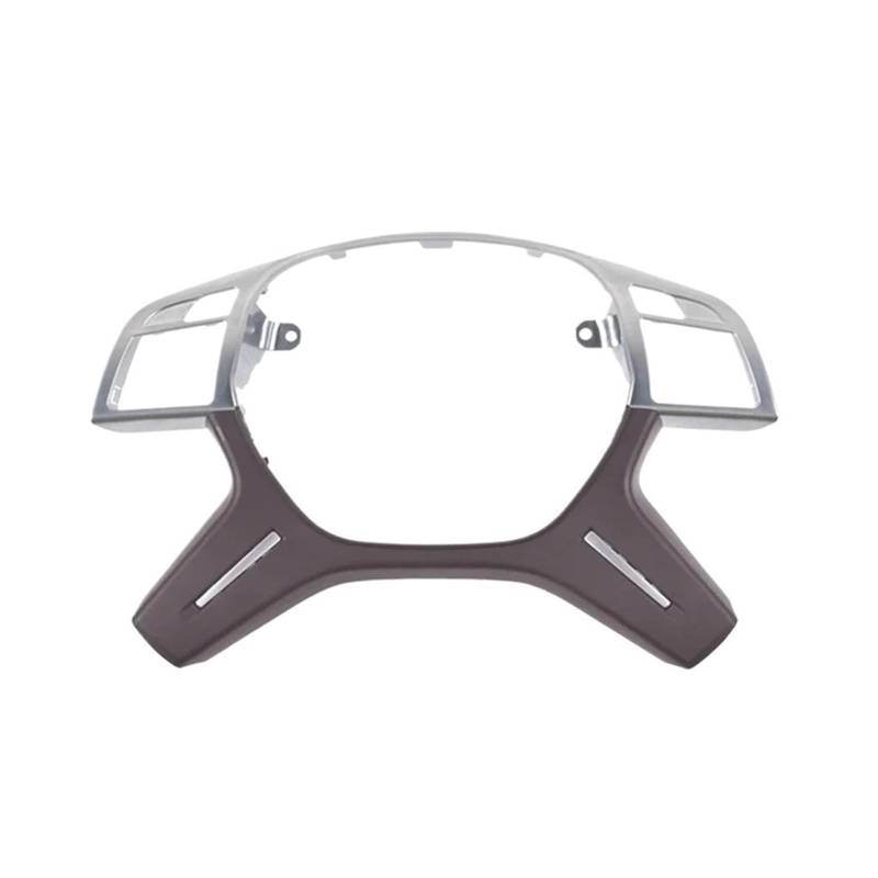 Rynplex for Mercedes, for Benz, for ML GL GLS W166 W204 W212 W463, Auto-Innenraum-Lenkradrahmenverkleidung, Mittelabdeckung, Ersatz, Schwarz Lenkradaufkleber(Moka) von Rynplex