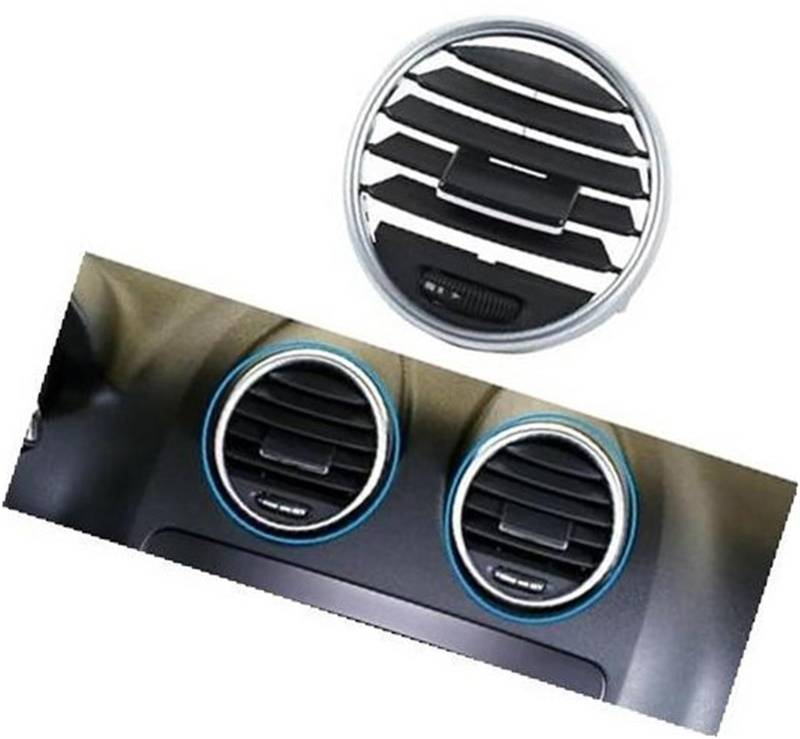 Rynplex for Mercedes-Benz, W164 M 164 ML GL Klasse 300 350 400 450 2005-2012 Armaturenbrett Zentrale Links Rechts A/C Air Vent Grille Outlet Panel Lüftungsblende für Klimaanlage(Black Central 1pc) von Rynplex