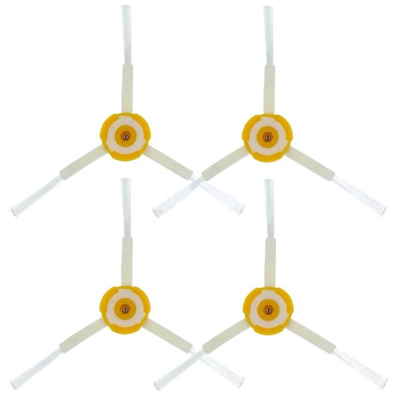 Rynplex for Roomba, for 960 900 891 800 Serie Zubehör Ersatzteile Staubsauger Nachschub Kit Gummi Seitenbürste HEPA-Filter Roboter-Staubsaugerteile(4PCS Side Brush) von Rynplex