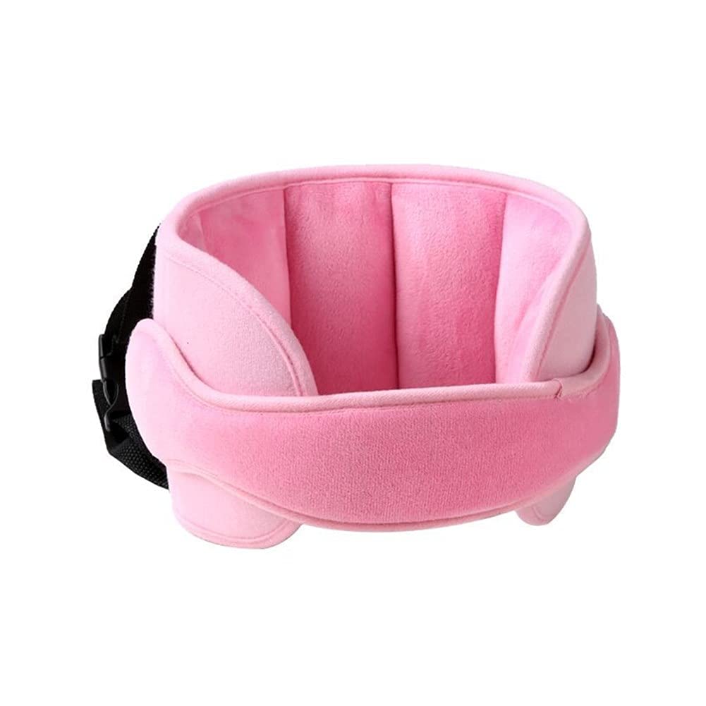 KopfstüTze Auto Kinder Baby Autositz Auto Zubehör Für Kinder Baby Kopf Unterstützung Für Auto Sitz Auto Kopfstützenkissen Anti Flucht Auto Sitz Strap Pink,One Size von Rysmliuhan Shop