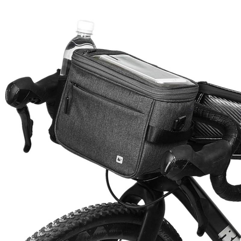 Rysmliuhan Shop Fahrrad Lenkertasche Lenkertasche Motorrad Fahrrad Seitentasche Fahrradzubehör Telefon Fahrradhalterung Fahrradzubehör Fahrradzubehör Fahrradzubehör Gray,Free Size von Rysmliuhan Shop