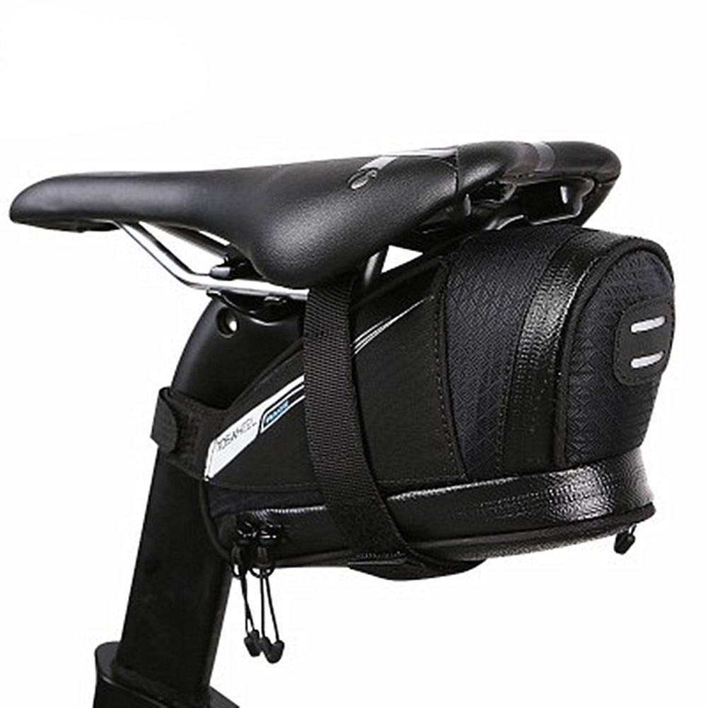 Rysmliuhan Shop Fahrrad Tasche Sattel Satteltaschen FüR Fahrrad Fahrradzubehör Fahrradtasche Mountainbike-Zubehör Fahrrad Seitentasche Fahrradzubehör Black,131432 von Rysmliuhan Shop