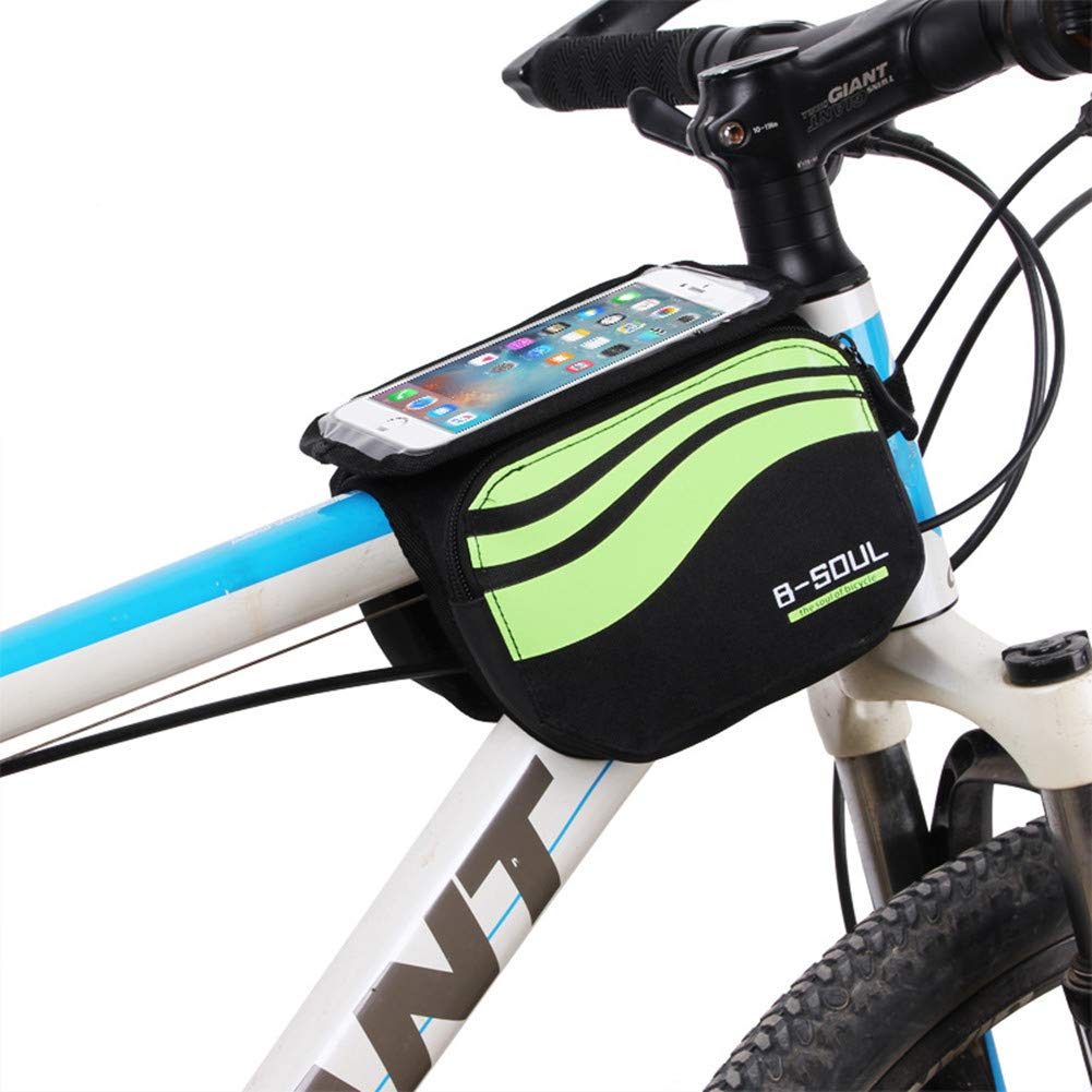 Rysmliuhan Shop Fahrradtasche FüR Lenker Handy Halterung FüRs Fahrrad Fahrradzubehör Fahrradtasche Fahrradzubehör Für Hinten Fahrradzubehör Fahrradtaschen Green,Free Size von Rysmliuhan Shop