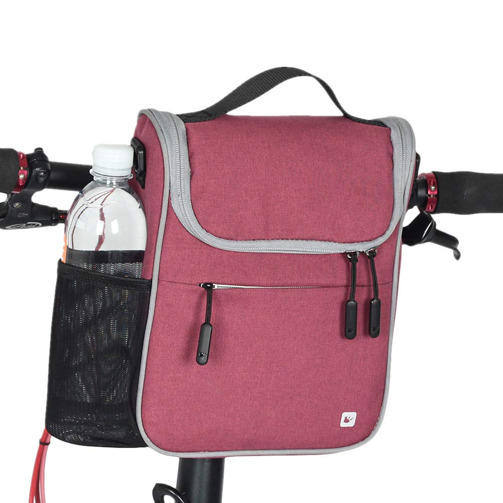 Rysmliuhan Shop Fahrradtasche Lenker Fahrrad Lenkertasche Fahrradzubehör Fahrrad Seitentasche Mountainbike-Zubehör Fahrradzubehör Fahrradzubehör Fahrradzubehör red,Free Size von Rysmliuhan Shop