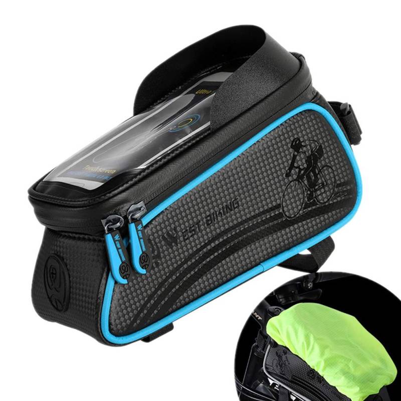 Rysmliuhan Shop Fahrradtasche Lenker Lenkertasche Motorrad Fahrradtasche Fahrradzubehör Mountainbike-Zubehör Für Hinten Fahrradtasche Fahrradzubehör Fahrradtaschen Blue,Free Size von Rysmliuhan Shop