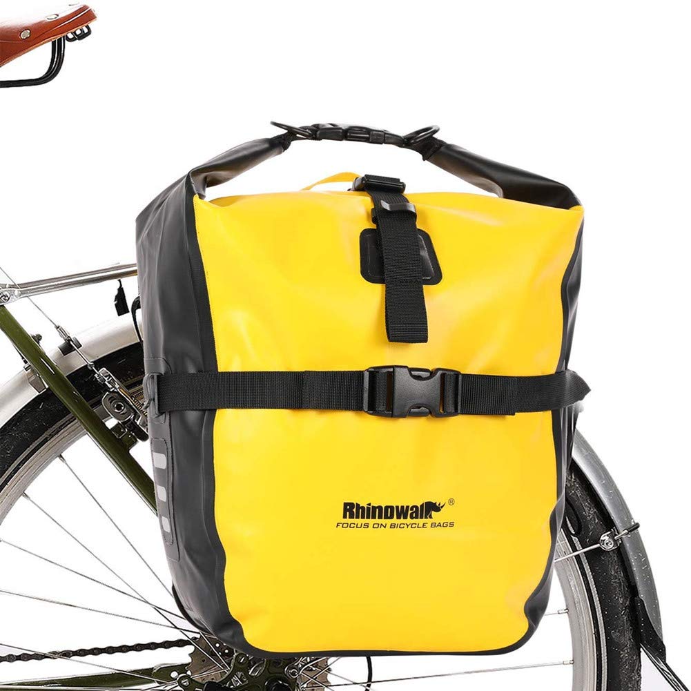 Rysmliuhan Shop GepäCkträGertasche Fahrrad Wasserdicht GepäCkträGertaschen FüR Fahrrad Mountainbike-Zubehör Fahrradzubehör Fahrradtaschen Für Hinten Fahrradzubehör Yellow,Free Size von Rysmliuhan Shop