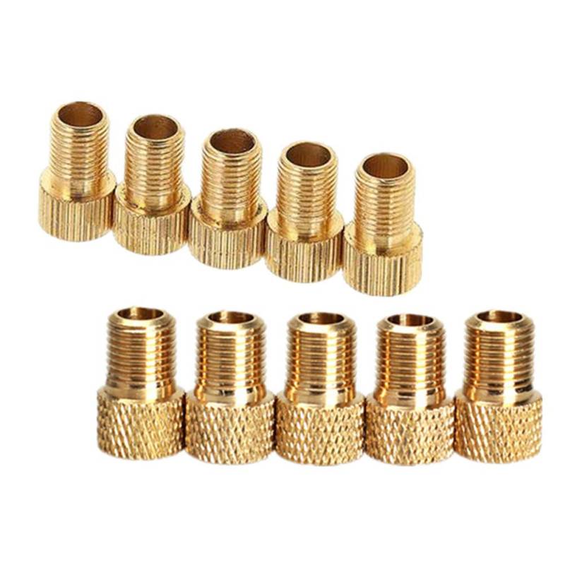 fahrradventil luftpumpen Adapter Fahrrad Reifen ventil Adapter Fußball pumpe Adapter Fahrrad pumpe ventil Fahrrad pumpe Adapter Zyklus pumpe Adapter Gold,10 von Rysmliuhan Shop