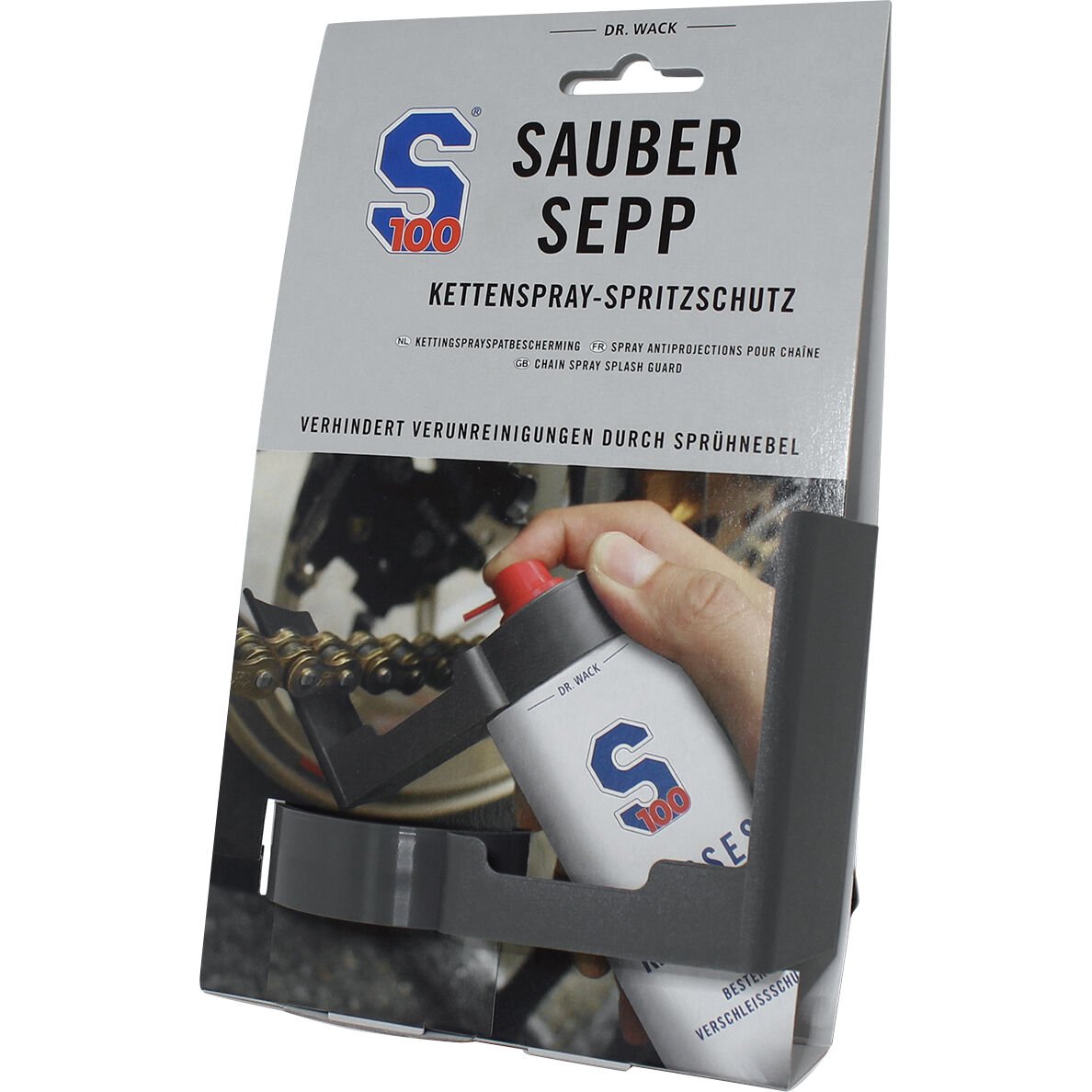 S100 Sauber Sepp Kettenspray-Spritzschutz von S100