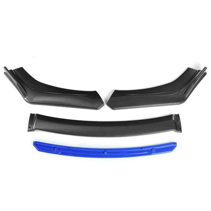 SABIB Auto FrontstoßStange Splitter für BMW I3 I8,Frontspoiler Protector Car Styling Karosserie-Anbauteile,A/Carbonfiberlookblue von SABIB