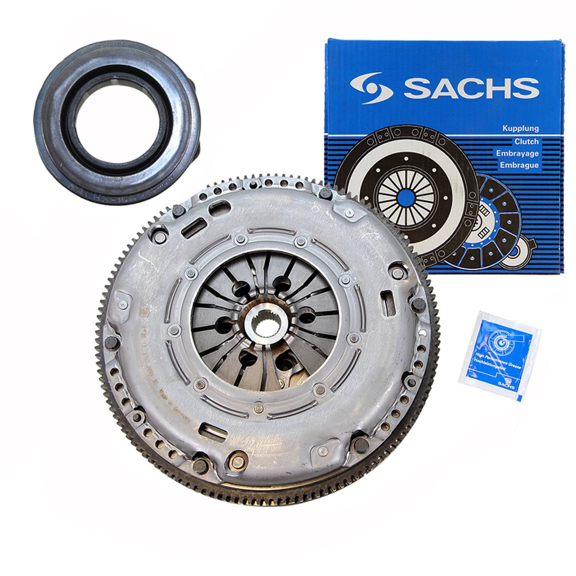 1x Original SACHS Kupplungssatz inkl. Zwei-Massen-Schwungrad + Ausrücklager von SACHS