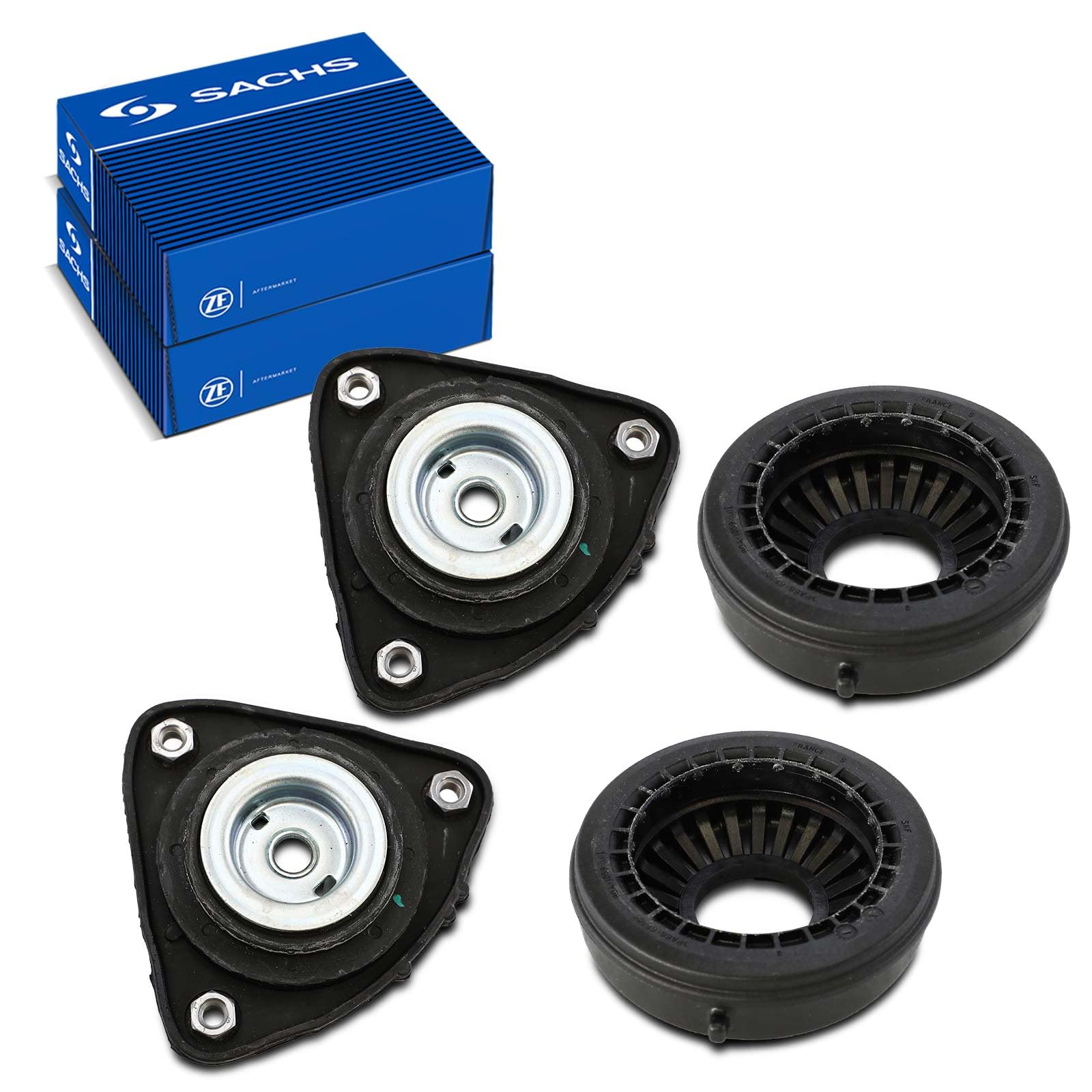 2x Original SACHS 802460 Federbeinstützlager Domlager Vorne Kompatibel mit Focus II DA DP HCP 2004-2012 C30 533 2006-2012 S40 II MS 2004-2012 V50 545 2004-2012 von SACHS