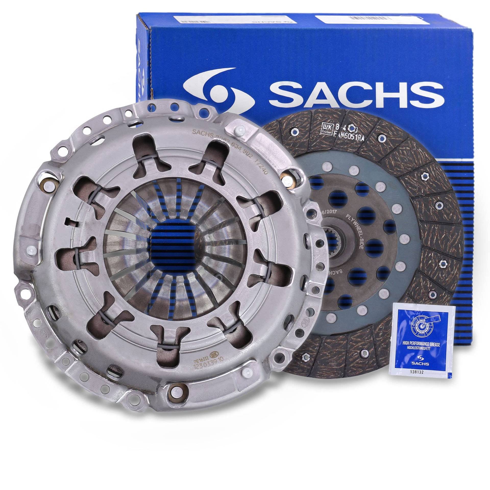 SACHS 3000 844 501 Kupplungssatz für Volvo V70 II (285) 1999-2008 und andere fahrzeuge von SACHS