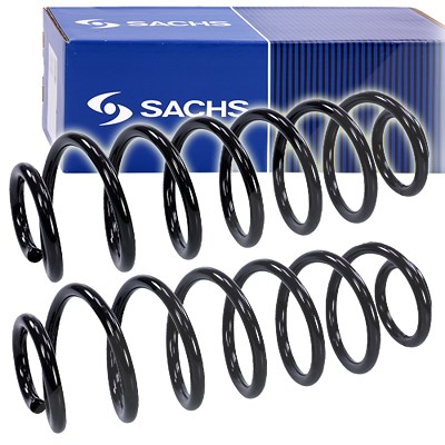 Sachs 2x Fahrwerksfeder Hinterachse für Skoda, VW von SACHS