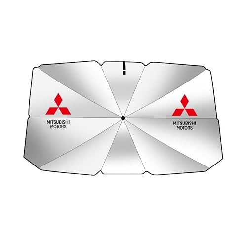 Auto Sonnenschutz Frontscheibe, für Mitsubishi Outlander Auto Windschutzscheibe Sonnenschirm 360° Drehbar Faltbare Windschutzscheibe Sonnenblende,M(145 * 79cm) von SADVFBG