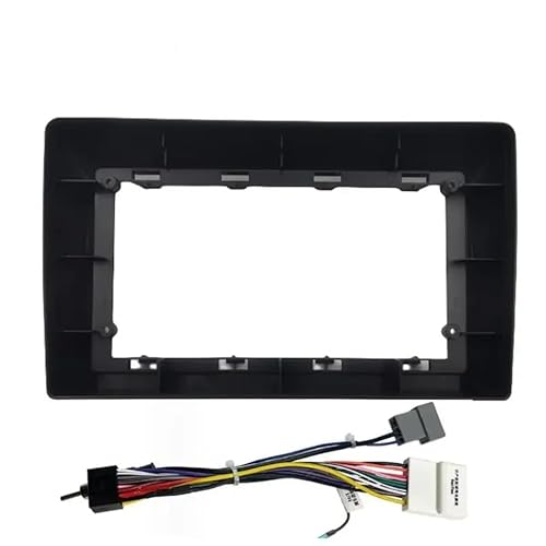 Auto-Audio-Rahmen 10-Zoll-Adapter Canbus Box Decoder Android Audio Armaturenbrett-Montagepanel Autoradio DVD-Player Blendenrahmen/Passend for Nissan X-Trail 2004-2007 Autoradio Radioblende Doppel(On von SAEHEDRDDF