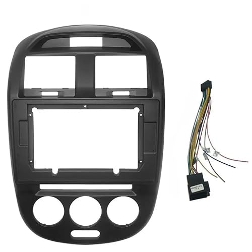 Auto-Audio-Rahmen 10 zoll Auto Rahmen Kabel/Fit for PROTON EXORA 2009 + Großen Bildschirm Audio Dash Panel Rahmen Fascia Autoradio Radioblende Doppel(Black Frame Cable) von SAEHEDRDDF