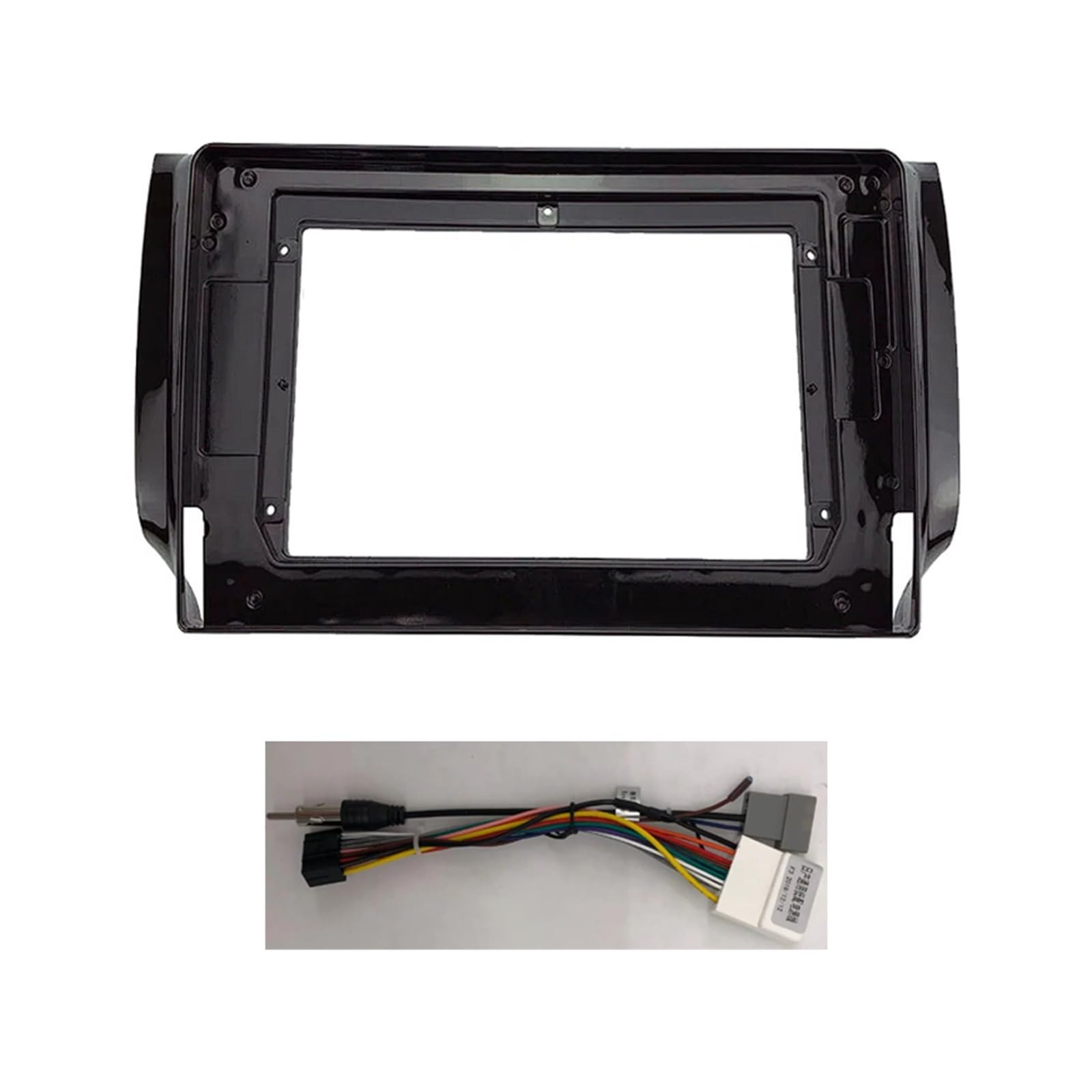 Auto-Audio-Rahmen 2 Din 10,1 Zoll Autoradio-Blende, Stereo-Panel, Armaturenbrett-Installationsverkleidung, Rahmenblende/passend for Nissan Sentra Sylphy 2012–2019 Autoradio Radioblende Doppel(Frame ca von SAEHEDRDDF