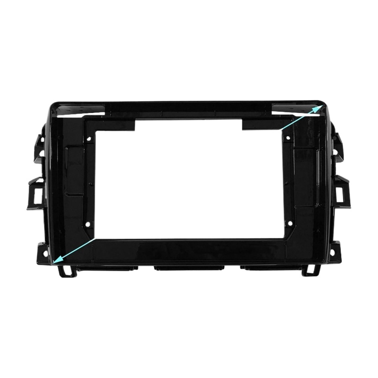 Auto-Audio-Rahmen 9/10,1 Zoll Autoradio-Blende/Passend for Nissan NP300 Navara Frontier Stereo-DVD-Player-Einbauverkleidung Head Unit Panel Audiorahmen Autoradio Radioblende Doppel(10.1 inch frame) von SAEHEDRDDF