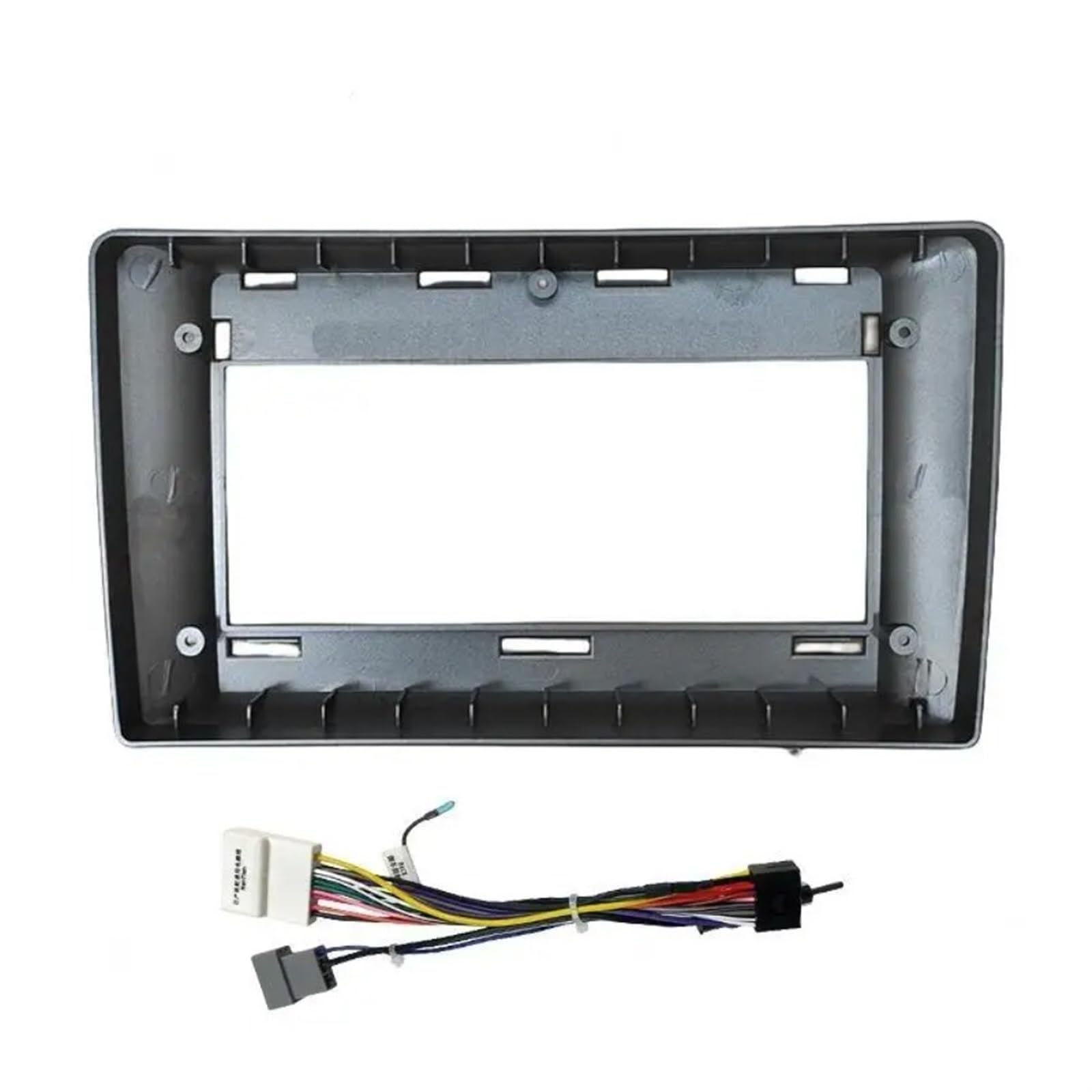 Auto-Audio-Rahmen 9-Zoll-Autorahmen-Blendenadapter Android Radio Audio Dash Fitting Panel Kit/Passend for Nissan Tiida 2005-2010 Autoradio Radioblende Doppel(Frame Cable) von SAEHEDRDDF