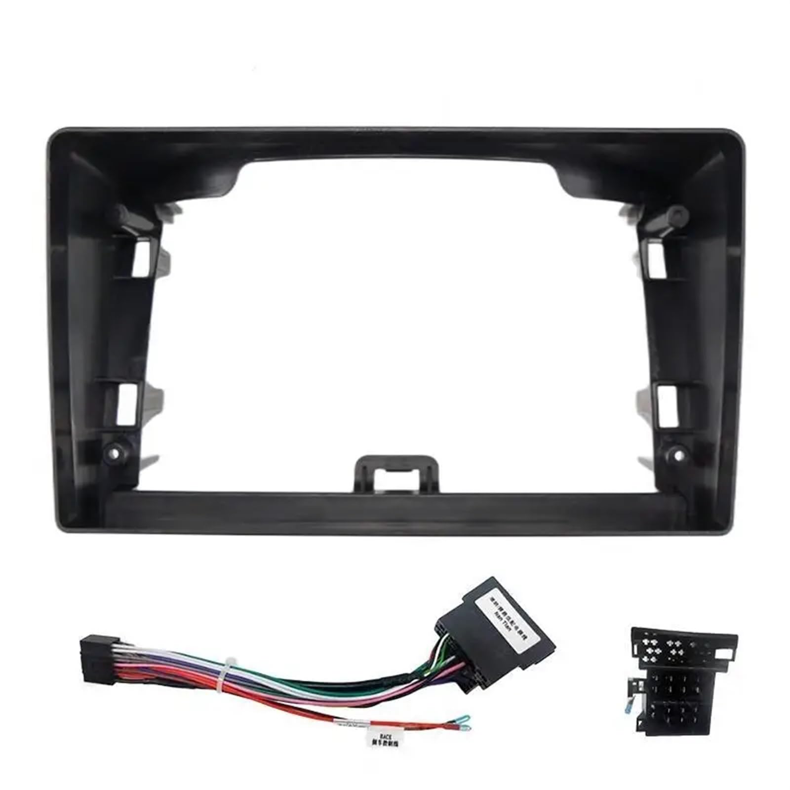 Auto-Audio-Rahmen 9-Zoll-Autorahmen-Blendenadapter Canbus-Box-Decoder Android Radio Audio Dash Fitting Panel Kit/Passend for Kia Sorento 2002-2006 Autoradio Radioblende Doppel(Frame Cable) von SAEHEDRDDF