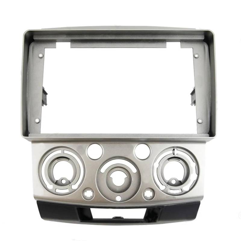 Auto-Audio-Rahmen Auto-Multimediarahmen, Autoradio-Audiorahmen, 9 Zoll Blenden/passend for Mazda BT-50 2006 2007–2010, for Ford Ranger Everest 2006–2012 Autoradio Radioblende Doppel(Gold) von SAEHEDRDDF