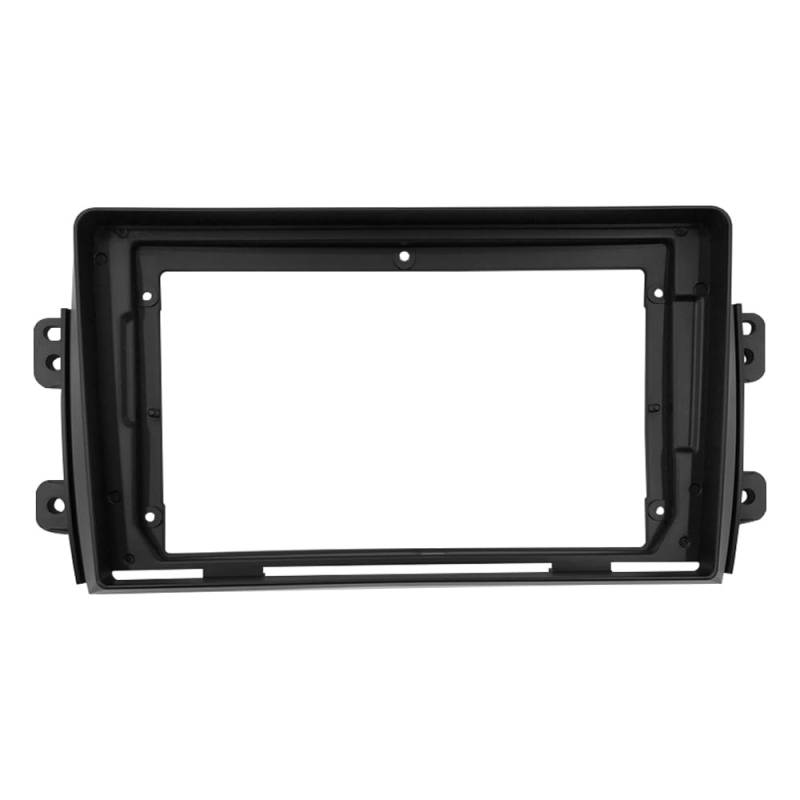 Auto-Audio-Rahmen Autoradio 9" Großbild 2DIN Blendenrahmen Adapter Audio Armaturenbrett Einbaurahmen Kit/Passend for Suzuki SX4 2006-2017 Autoradio Radioblende Doppel(Only Frame) von SAEHEDRDDF