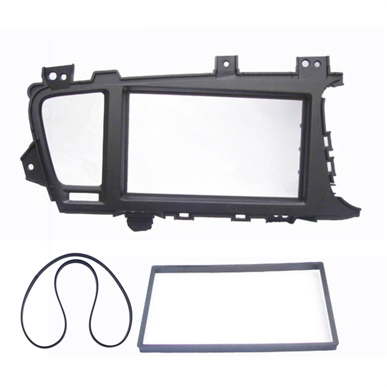 Auto-Audio-Rahmen Autoradio-Audio-2DIN-Blendenrahmen-Adapter/Passend for KIA Optima K5 (RHD) 2010+ Armaturenbrett-Rahmen-Panel-Installationsmontage-Montagesatz Nr. 5164 Autoradio Radioblende Doppel( von SAEHEDRDDF