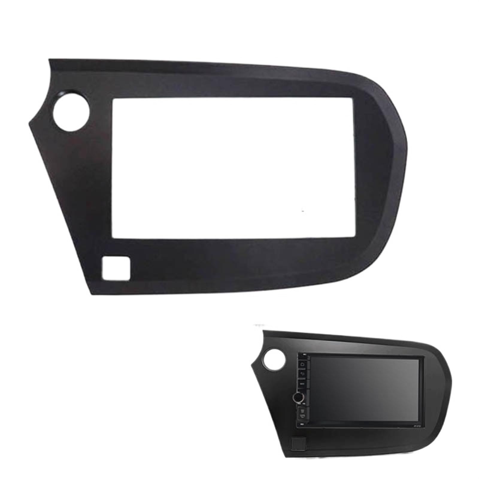 Auto-Audio-Rahmen Doppel-DIN-Auto-DVD-Rahmen, Audio-Armaturenbrett-Verkleidung, Radio-2-Din-Bildschirm, Auto-Multimediaplayer/Fit for HONDA INSIGHT 2009–2014 LHD Autoradio Radioblende Doppel von SAEHEDRDDF