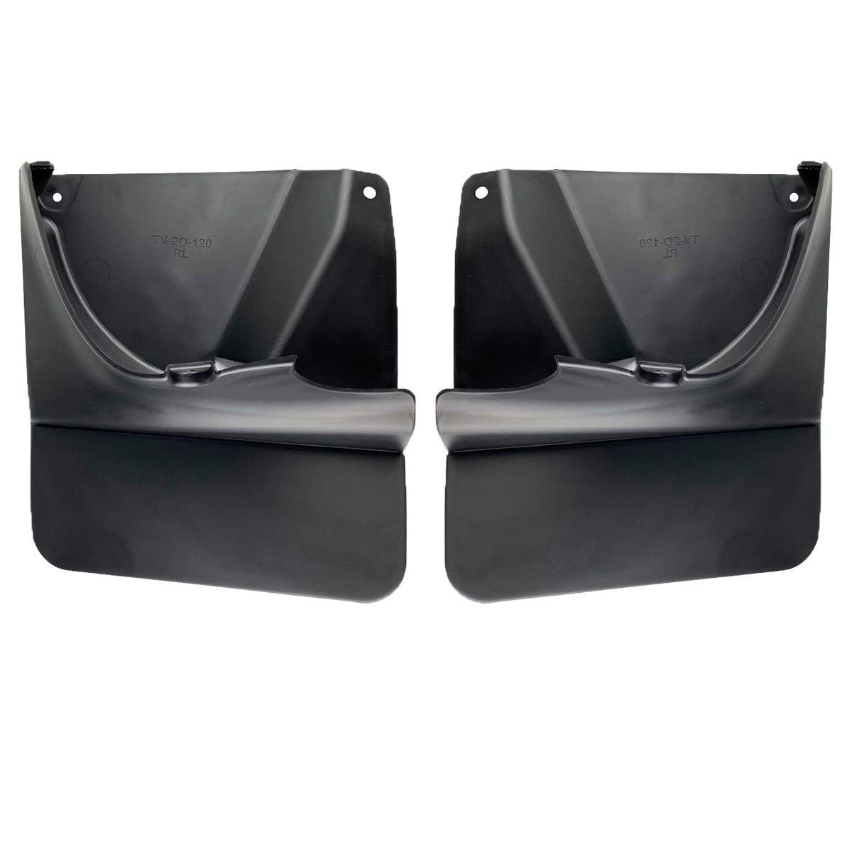 Auto-Schmutzfänger vorne/hinten, Spritzschutz, Klappe, Kotflügel, Schmutzfänger, passend for Toyota Land Cruiser Prado FJ120 2003–2009 auto werkstatt zubehör(Only Rear Sku) von SAEHEDRDDF