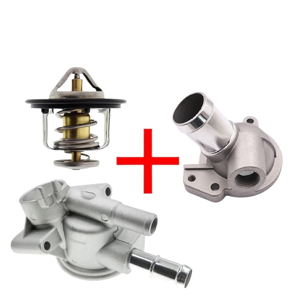 Auto-Thermostat 1/2/3/4 PCS Kühlmittelthermostatgehäuse & Thermostat & Sensor 19311-P08-000 / Passend for HONDA CIVIC 1992-1995 DEL SOL D15 1993-1997 Thermostat Kompatibel(3PCS) von SAEHEDRDDF