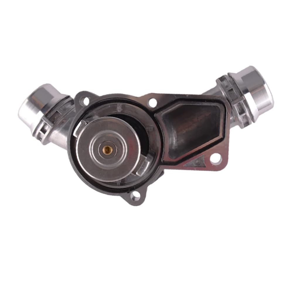 Auto-Thermostat 11531436823 11531437040 Automotor-Kühlwasserthermostat/Fit for BMW X3 X5 Z3 Z4 320i 325i 330I 525I 530i M54 E60 Thermostat Kompatibel(Aluminum) von SAEHEDRDDF