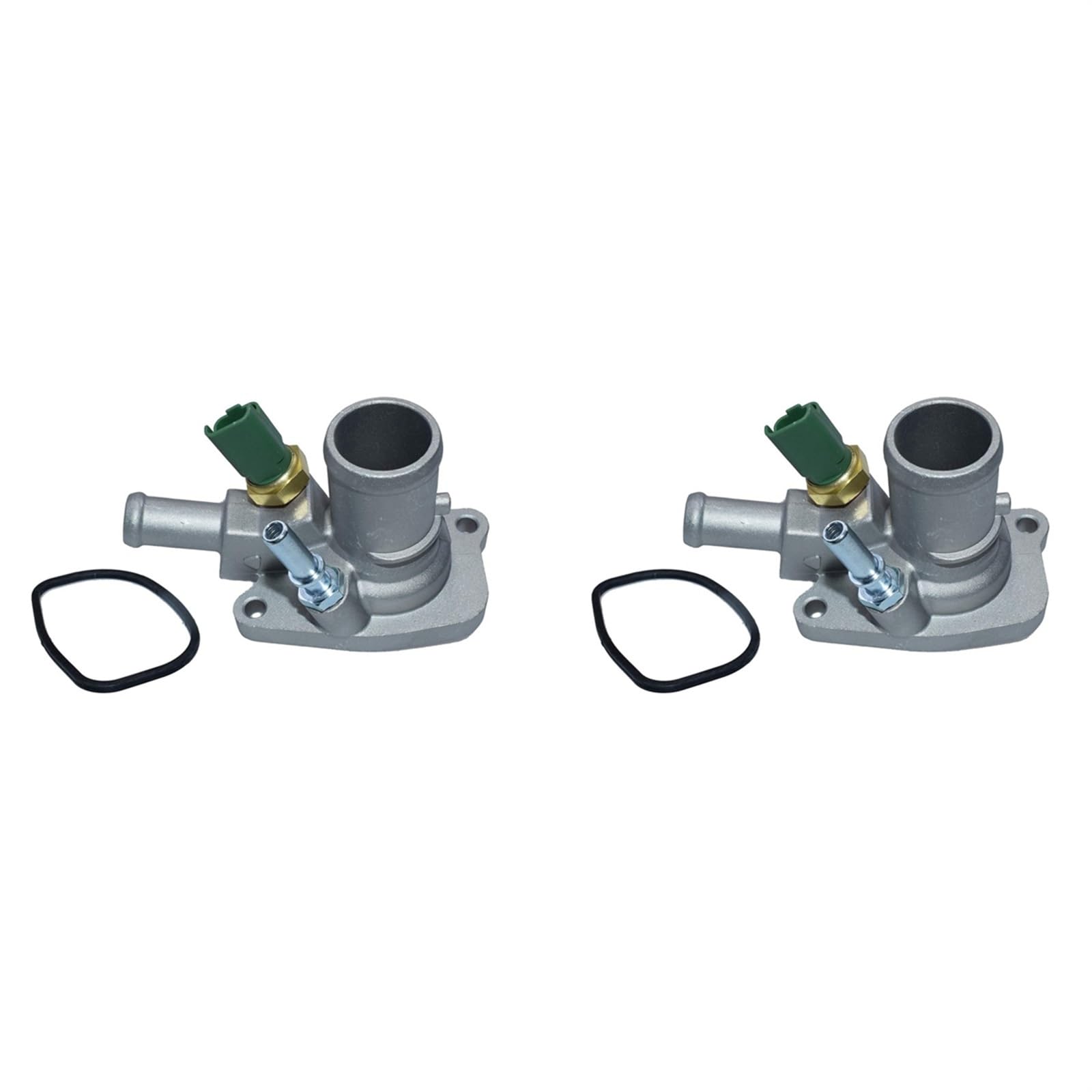 Auto-Thermostat 2X Motorkühlmittelthermostat Autothermostat 55202176 55194029 / Passend for Fiat Grande Punto Thermostat Kompatibel von SAEHEDRDDF