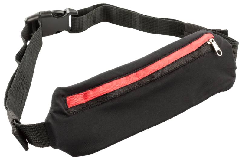 LED Gürteltasche schwarz-rot von SAFETYMAKER