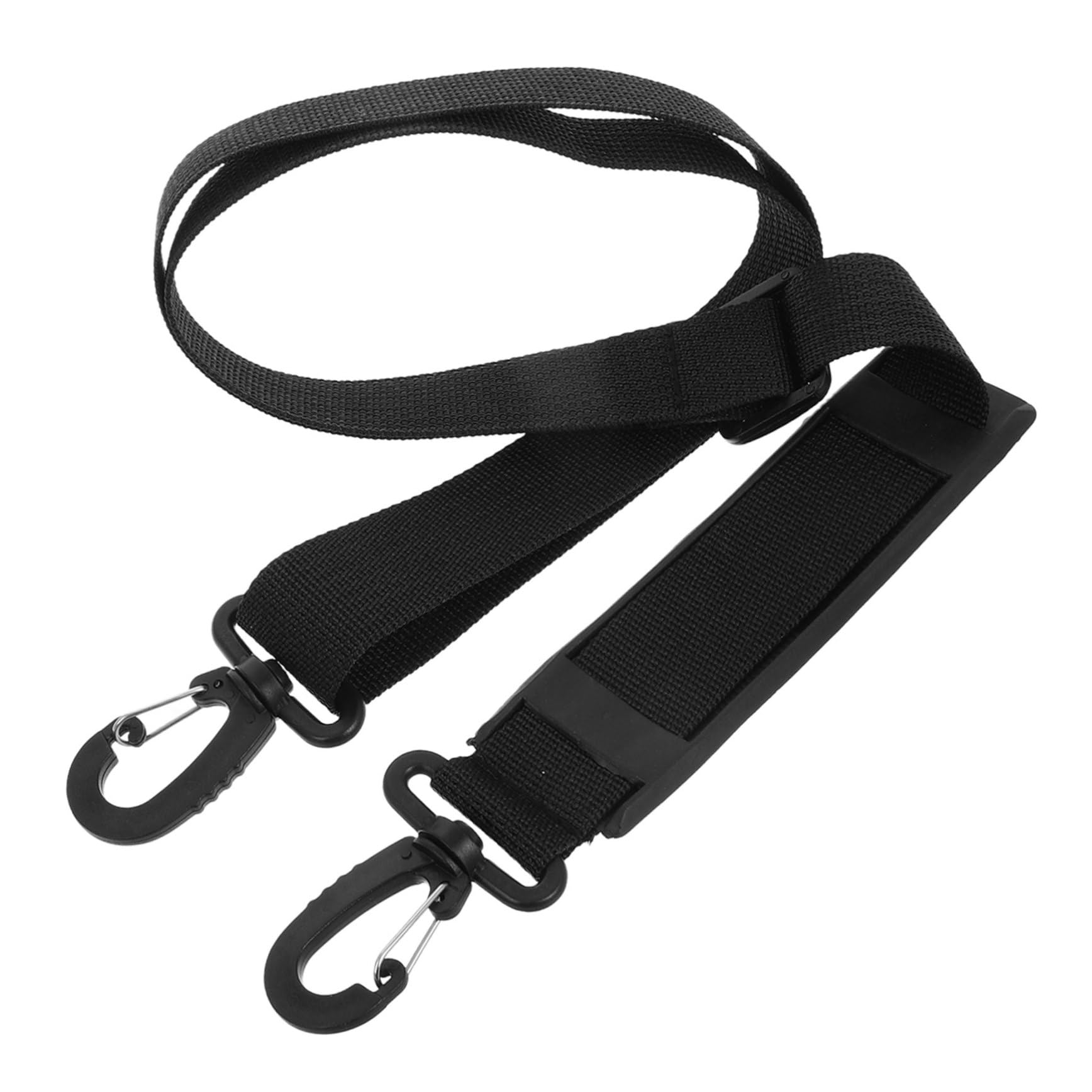 SAFIGLE Verstellbarer Schultergurt Handtaschenriemen Crossbody Geldbörse Riemen Schultergurte Ersatzriemen Für Handtaschen Gepäckband Breiter Geldbeutel Universalgurt Tragegurt Nylon Black von SAFIGLE