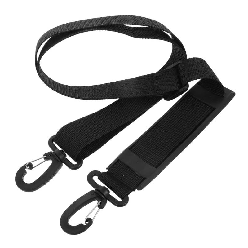 SAFIGLE Verstellbarer Schultergurt Handtaschenriemen Crossbody Geldbörse Riemen Schultergurte Ersatzriemen Für Handtaschen Gepäckband Breiter Geldbeutel Universalgurt Tragegurt Nylon Black von SAFIGLE